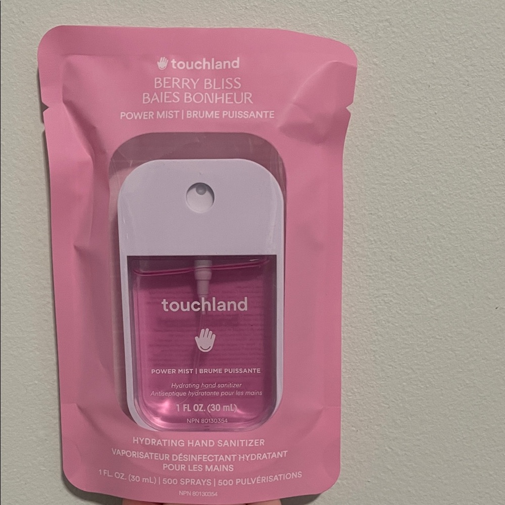 Touchland Berry Bliss Hydrating Hand Sanitizer - Pink
